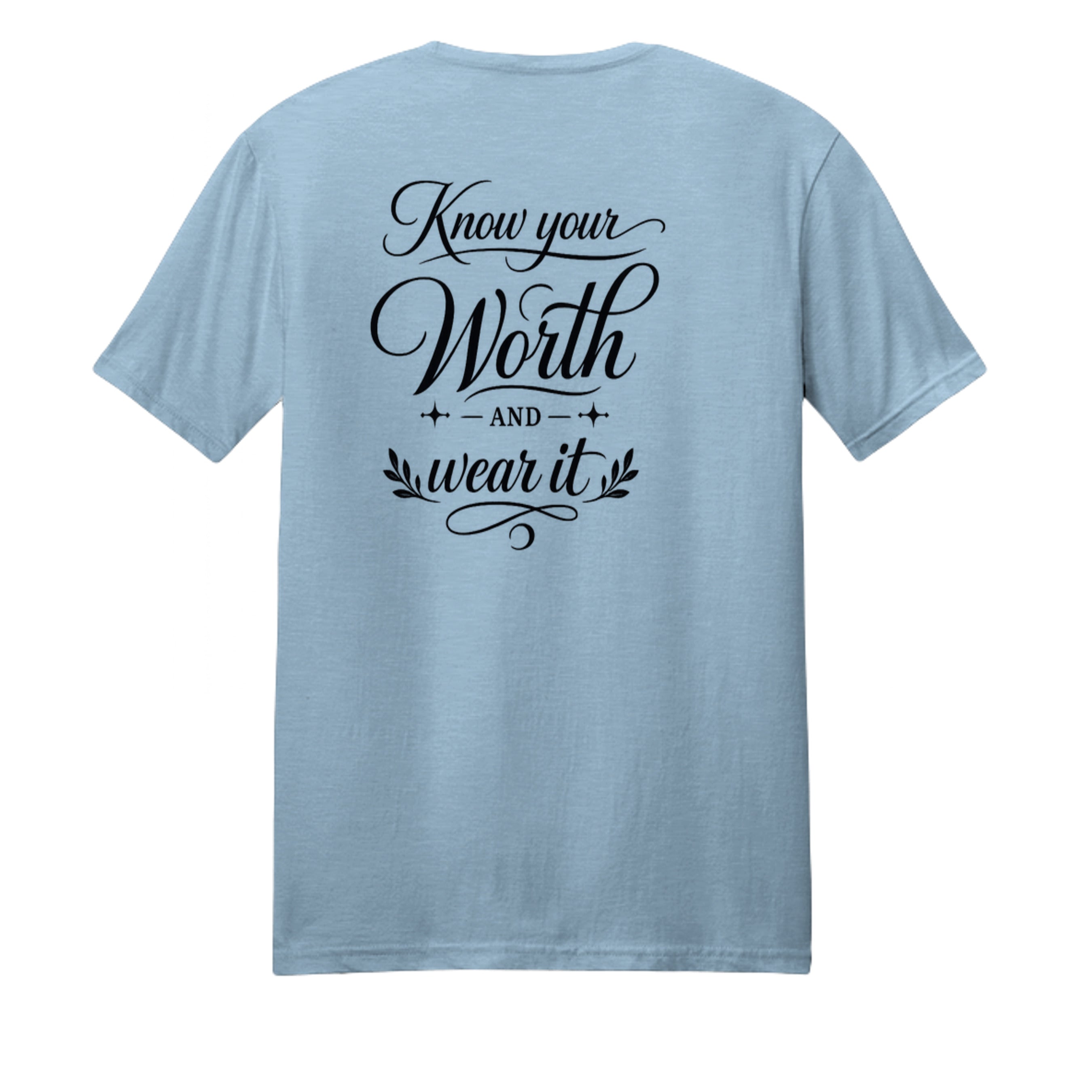 Heather Ice Blue - 602CVC - BACK