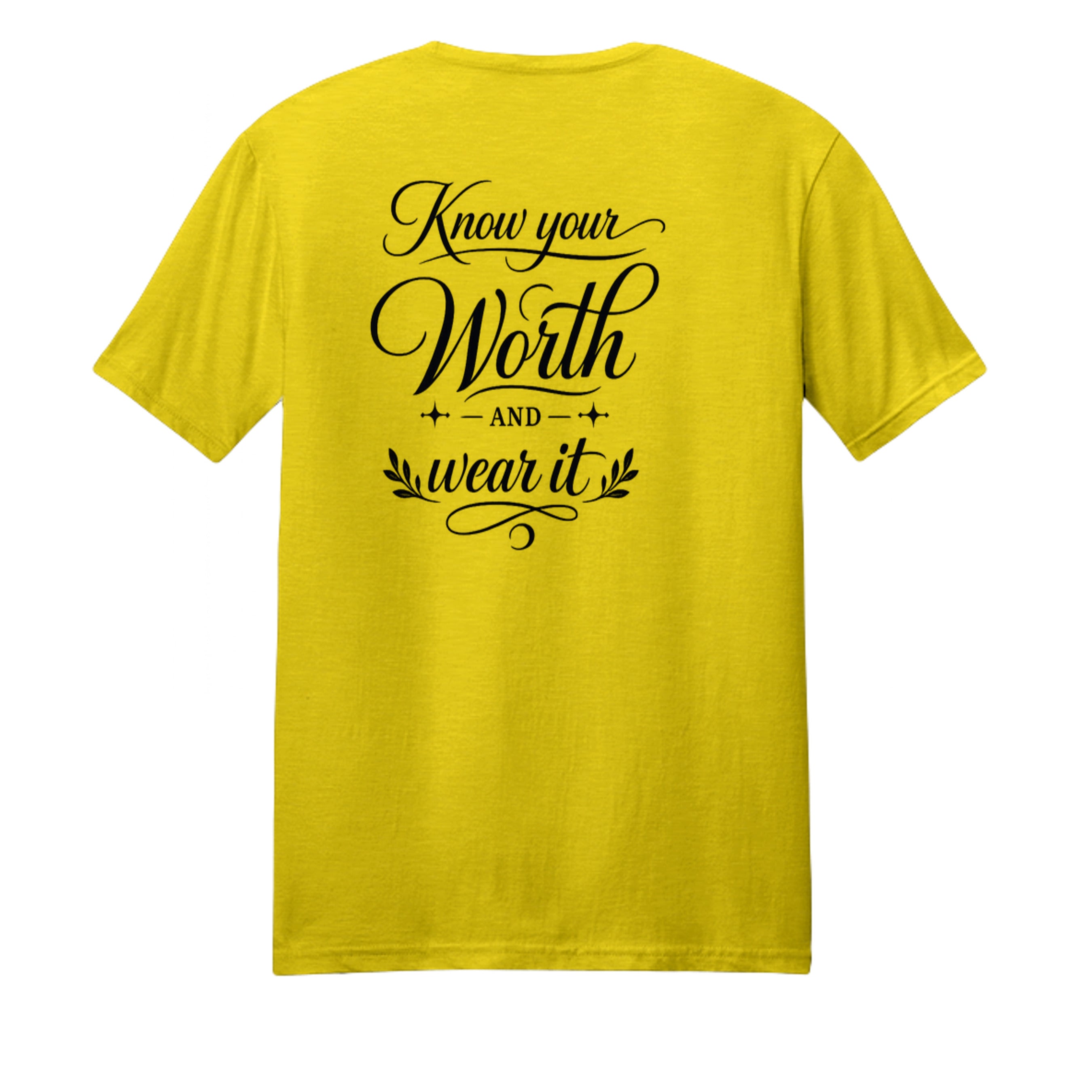 Heather Yellow - 602CVC - BACK