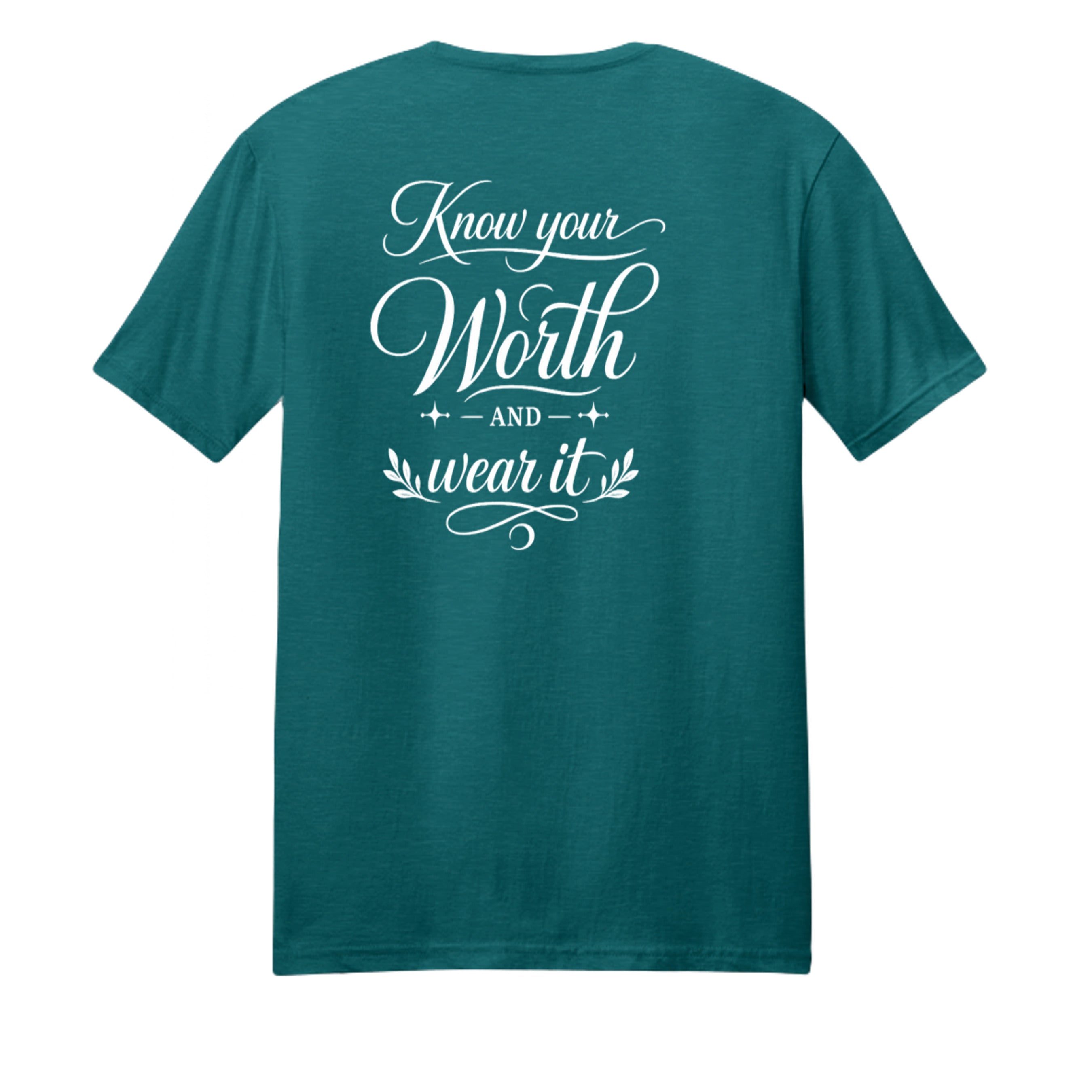 Heather Deep Teal - 602CVC - BACK