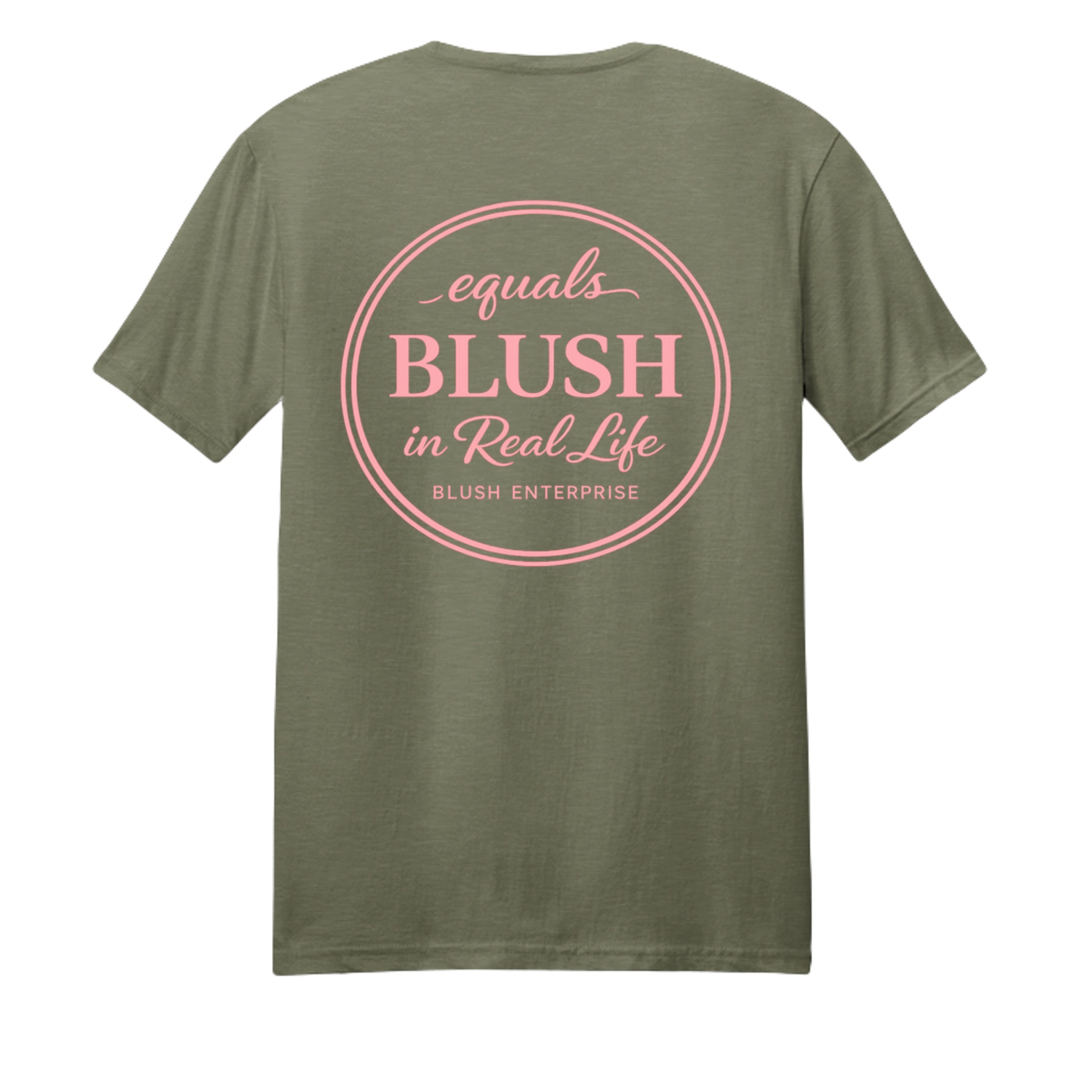 Heather Military Green - 602CVC - BACK