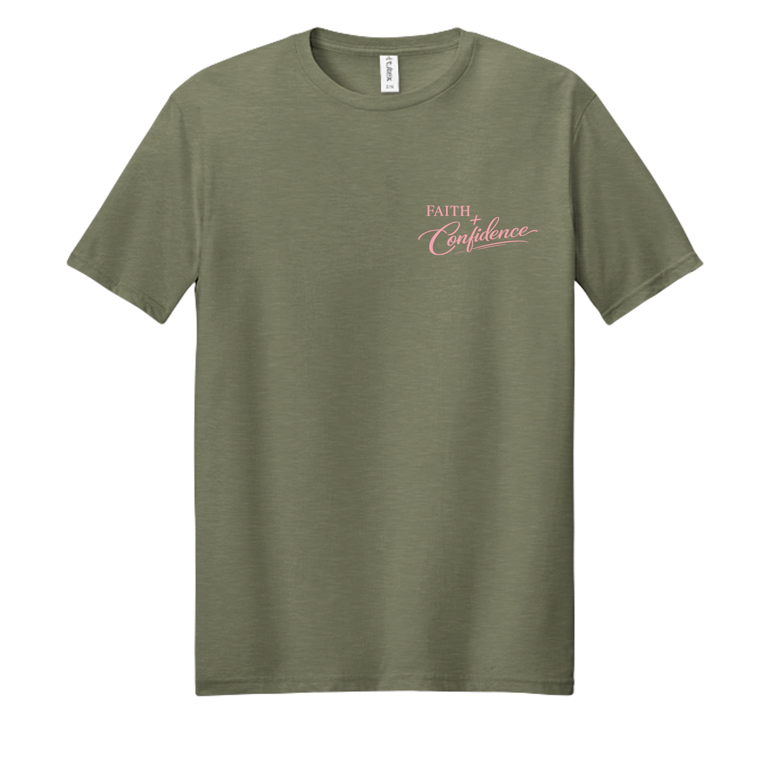 Heather Military Green - 602CVC - FRONT