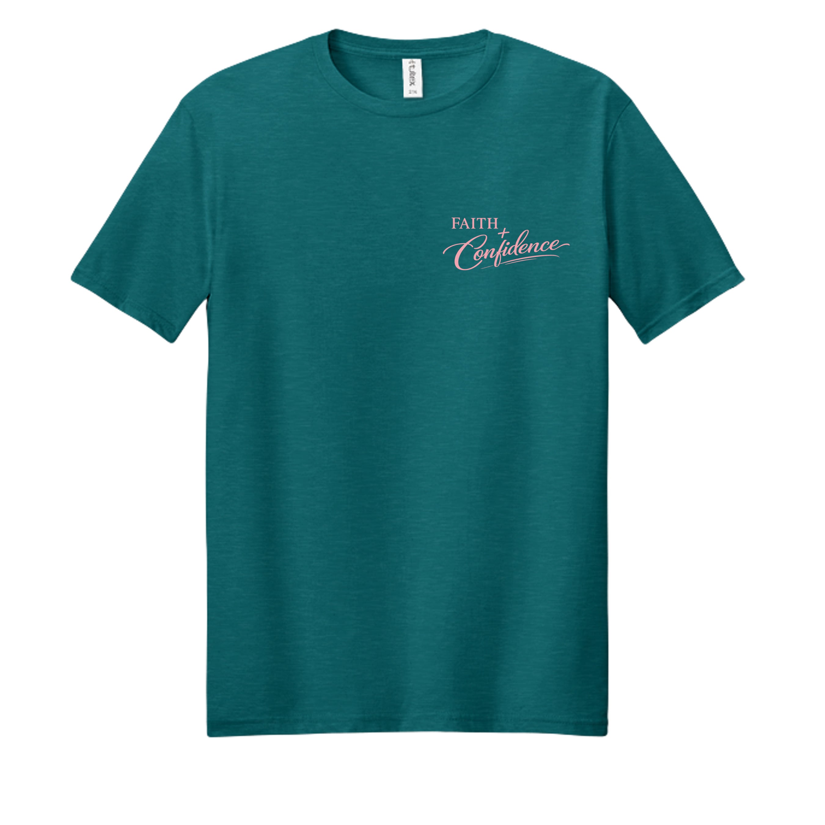 Heather Deep Teal - 602CVC - FRONT