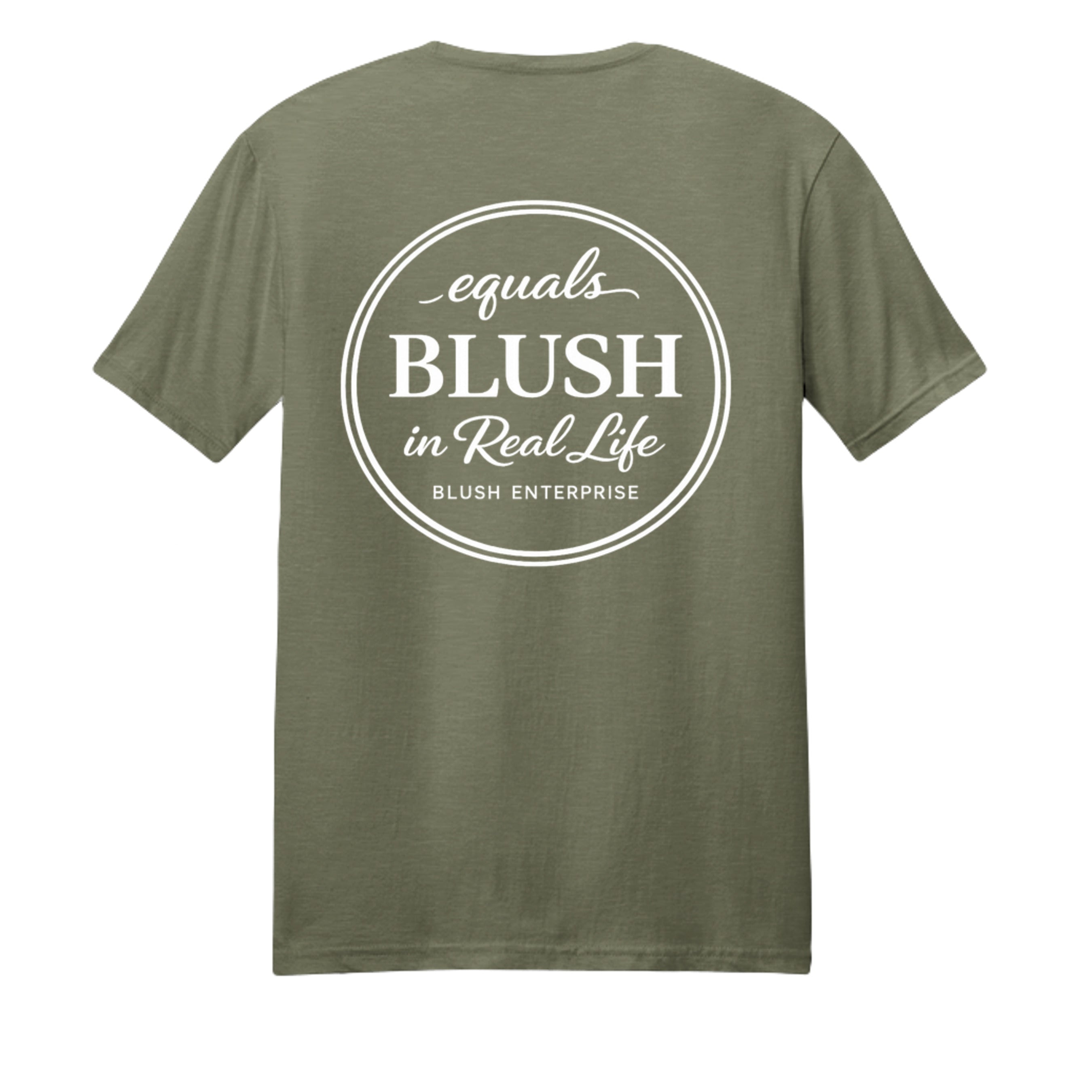 Heather Military Green - 602CVC - BACK