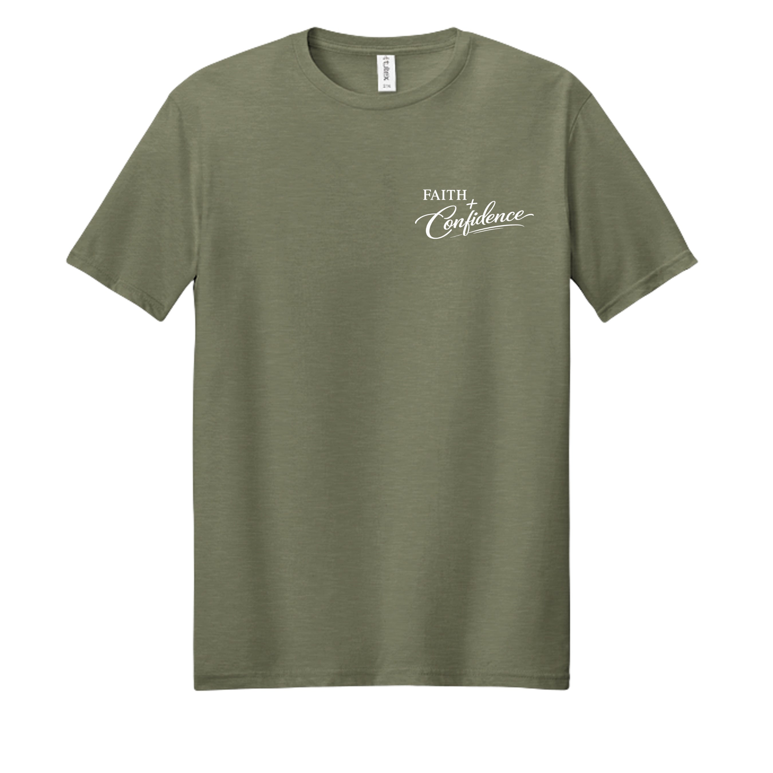 Heather Military Green - 602CVC - FRONT