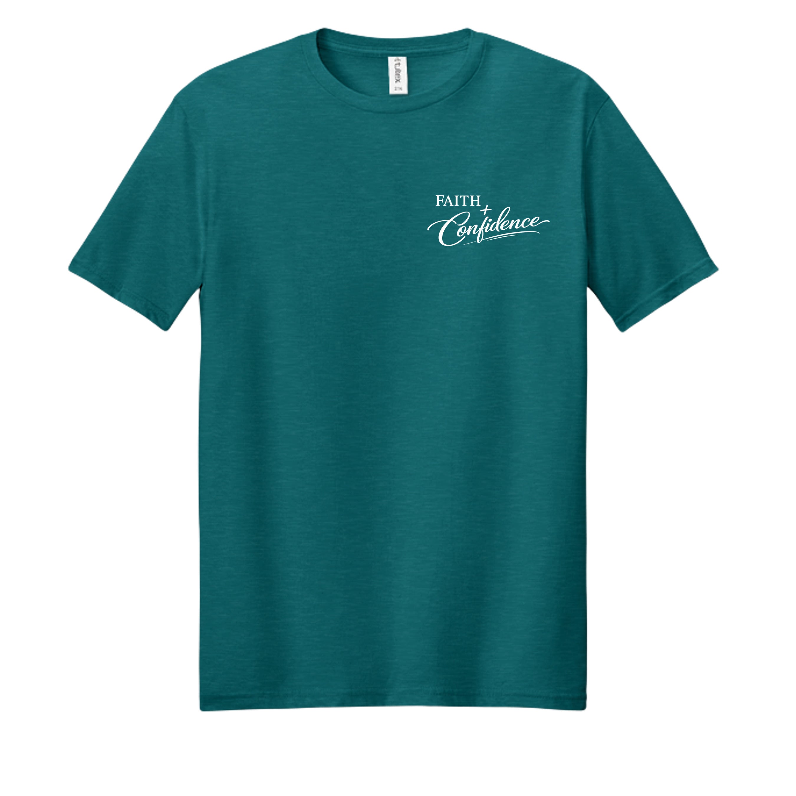 Heather Deep Teal - 602CVC - FRONT