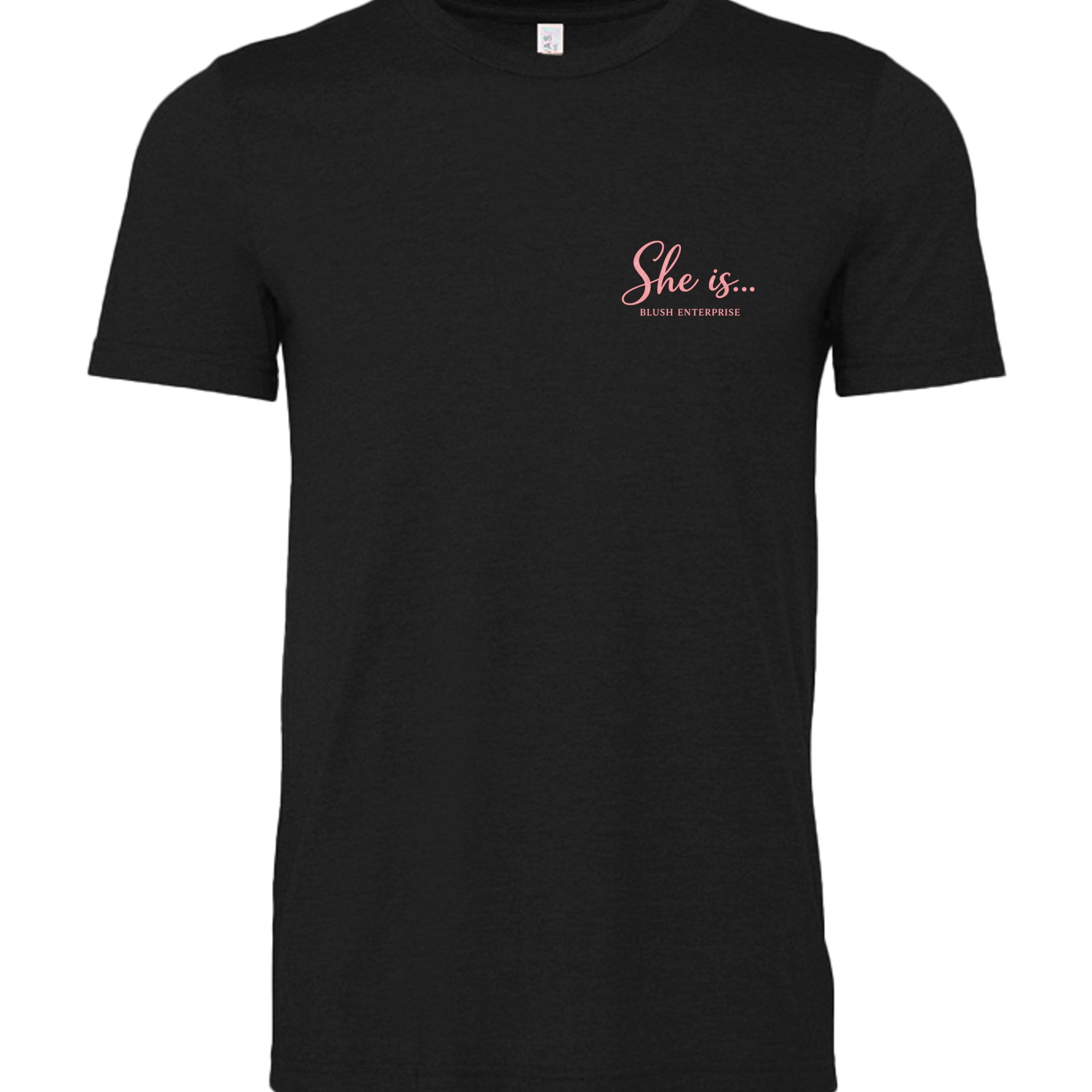Solid Black Blend - 3001CVC - FRONT