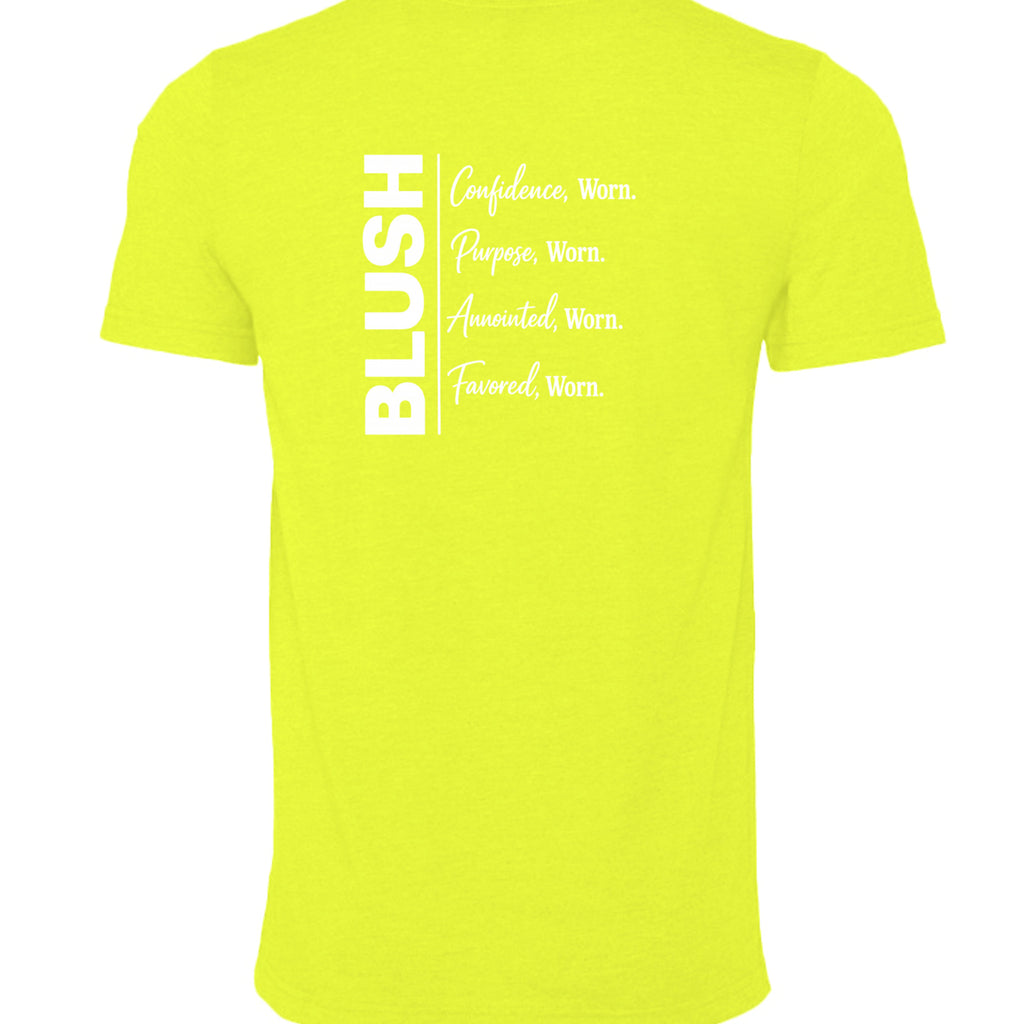 Neon Yellow - 3001CVC - BACK