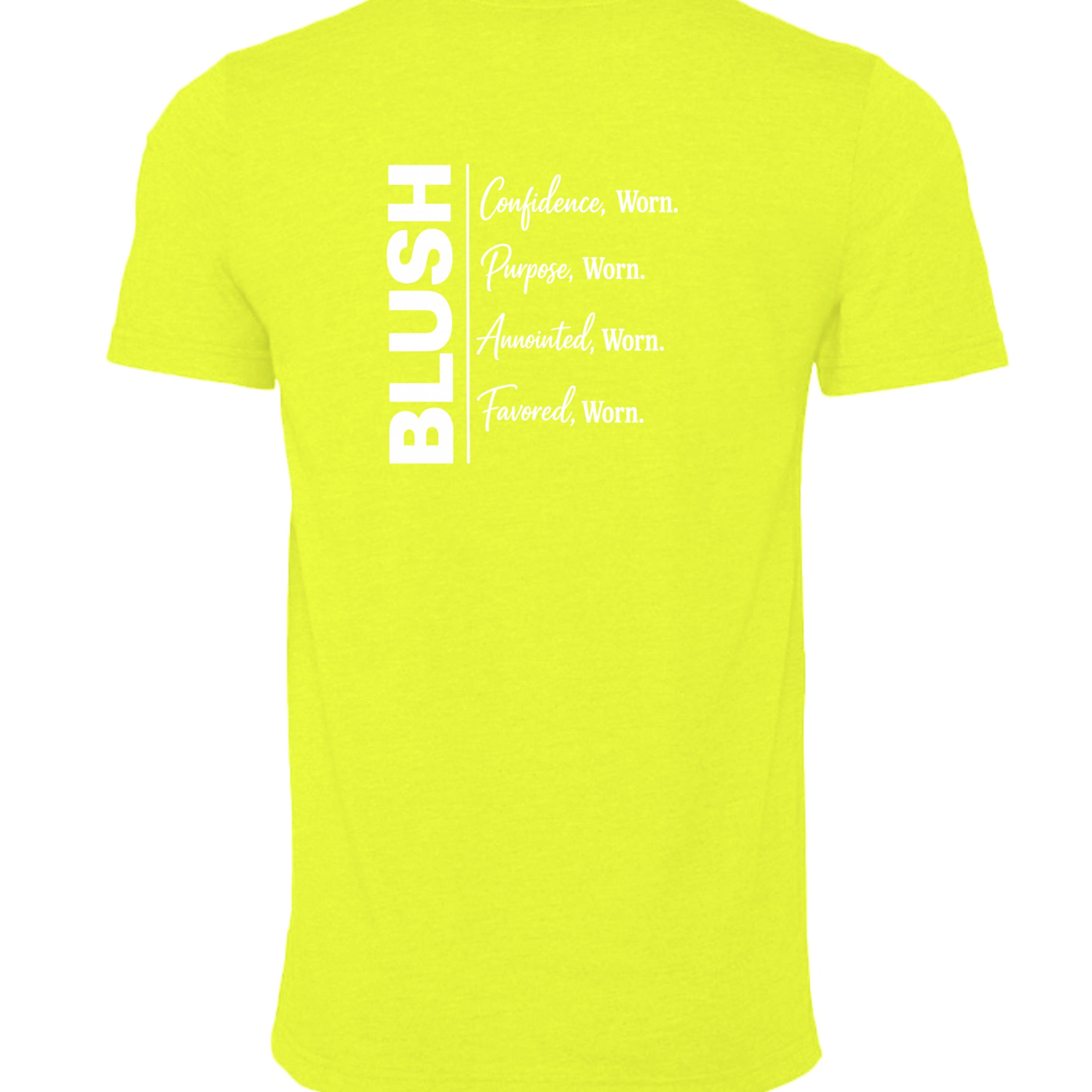 Neon Yellow - 3001CVC - BACK
