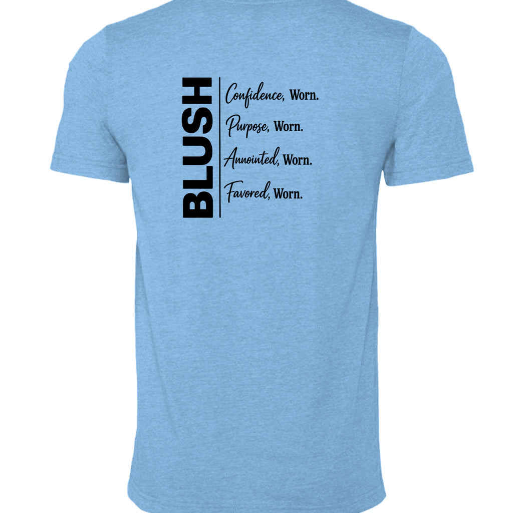 Heather Carolina Blue - 3001CVC - BACK